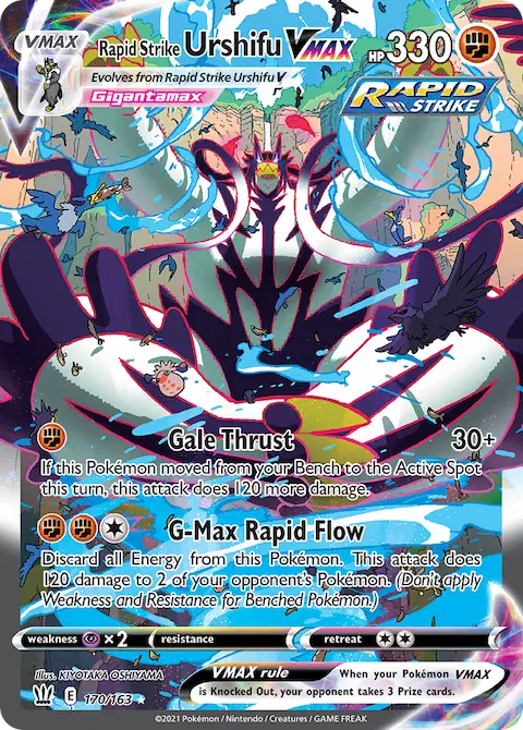 Rapid Strike Urshifu VMAX, Battle Styles 170/163