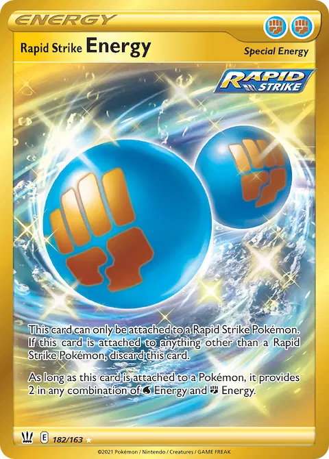 Rapid Strike Energy, Battle Styles 182/163