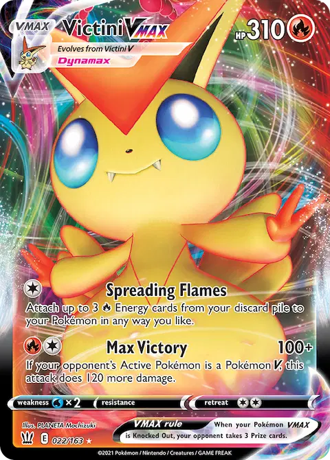 Victini VMAX, Battle Styles 22/163
