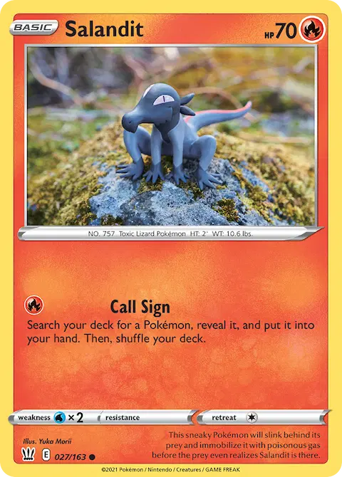 Salandit, Battle Styles 27/163