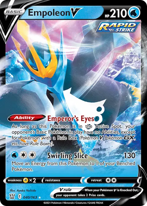 Empoleon V, Battle Styles 40/163