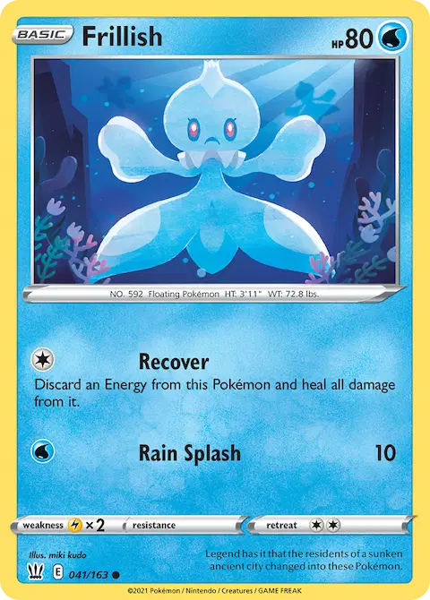 Frillish, Battle Styles 41/163