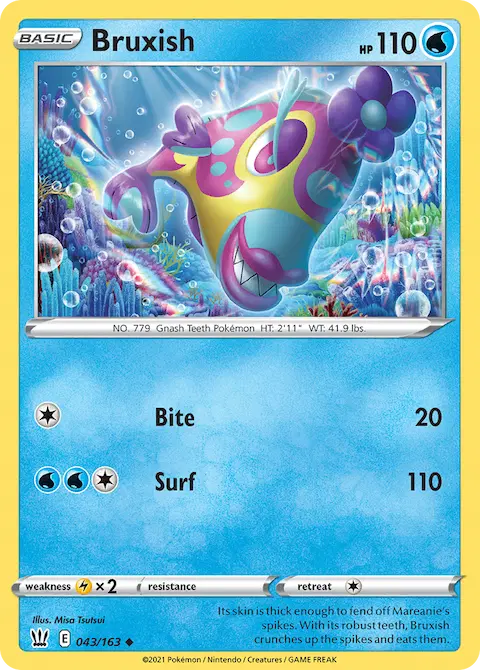 Bruxish, Battle Styles 43/163