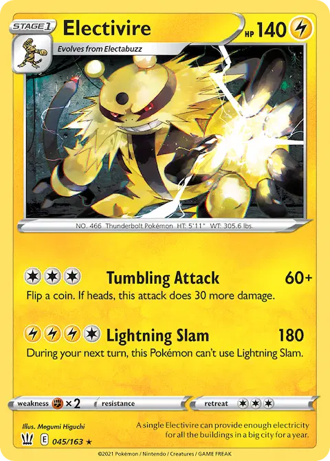 Electivire, Battle Styles 45/163