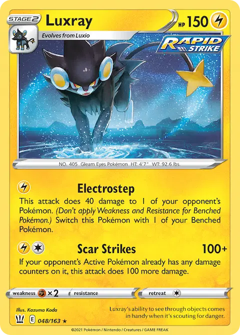 Luxray, Battle Styles 48/163
