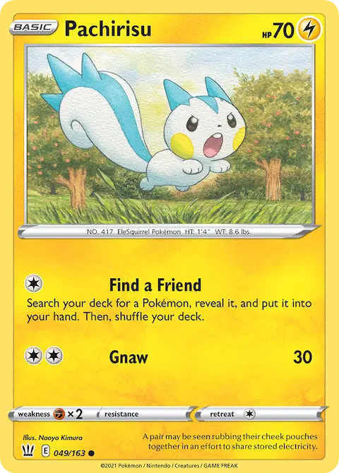 Pachirisu, Battle Styles 49/163