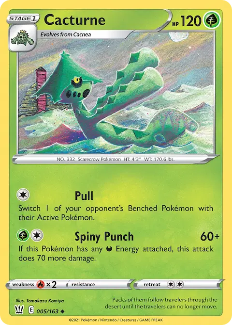 Cacturne, Battle Styles 5/163