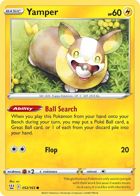 Yamper, Battle Styles 52/163