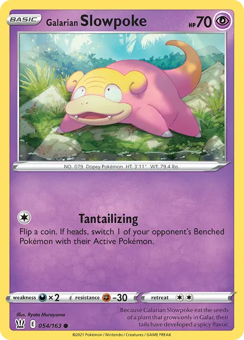 Galarian Slowpoke, Battle Styles 54/163