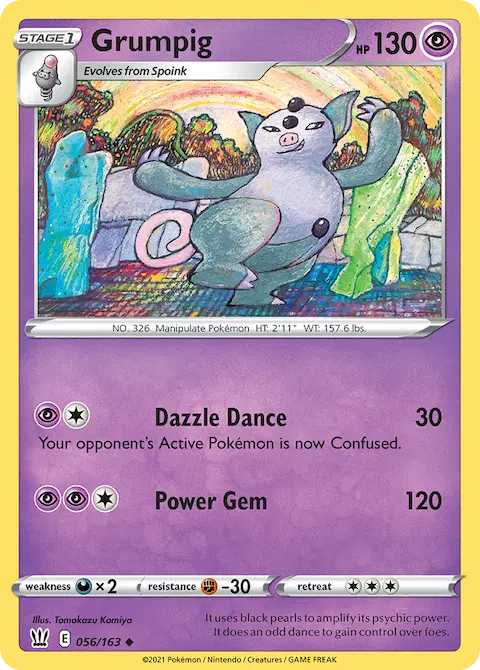 Grumpig, Battle Styles 56/163