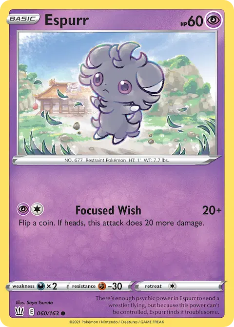 Espurr, Battle Styles 60/163
