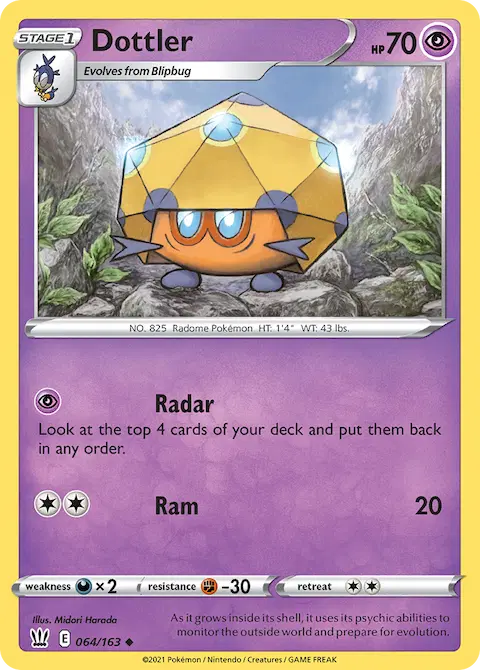 Dottler, Battle Styles 64/163