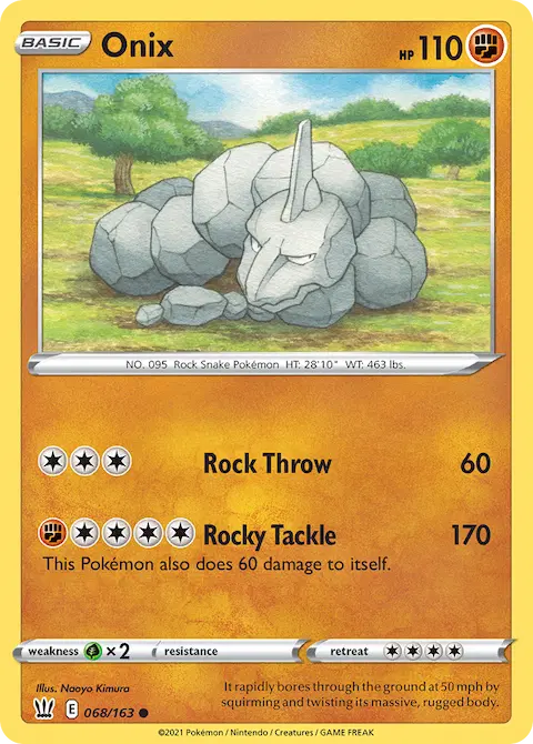 Onix, Battle Styles 68/163