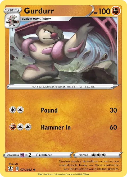 Gurdurr, Battle Styles 74/163