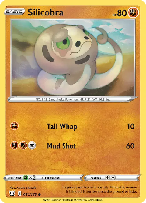 Silicobra, Battle Styles 81/163