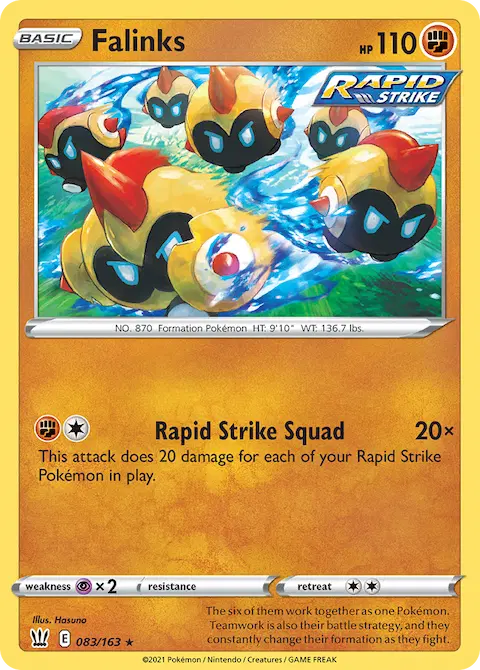 Falinks, Battle Styles 83/163