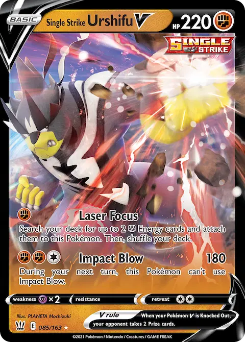 Single Strike Urshifu V, Battle Styles 85/163