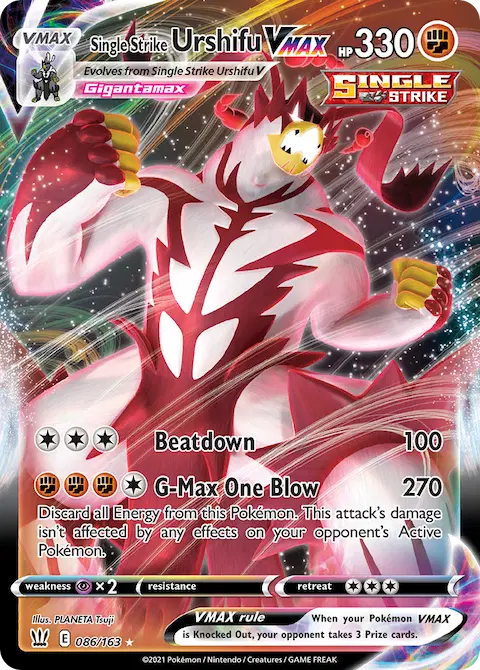 Single Strike Urshifu VMAX, Battle Styles 86/163