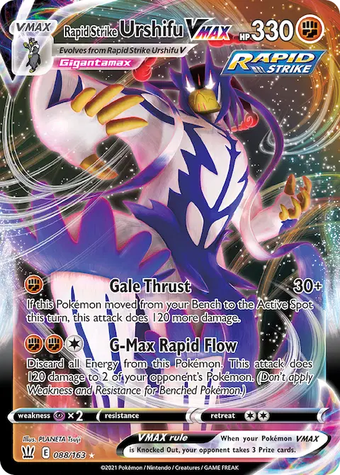 Rapid Strike Urshifu VMAX, Battle Styles 88/163