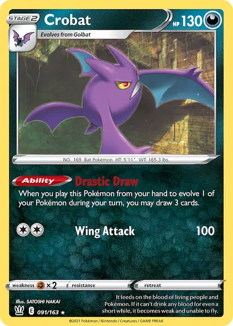 Crobat, Battle Styles 91/163