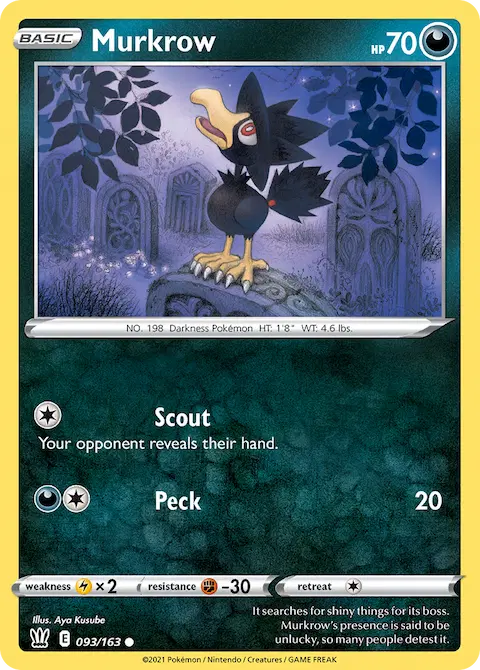 Murkrow, Battle Styles 93/163