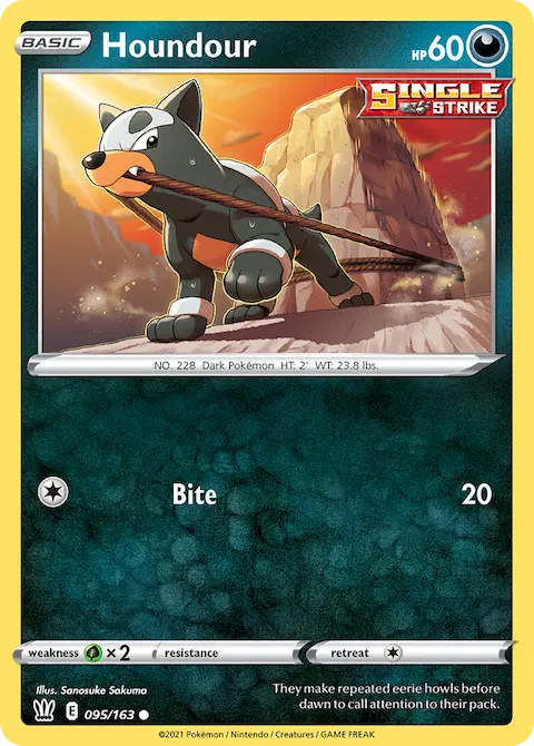 Houndour, Battle Styles 95/163