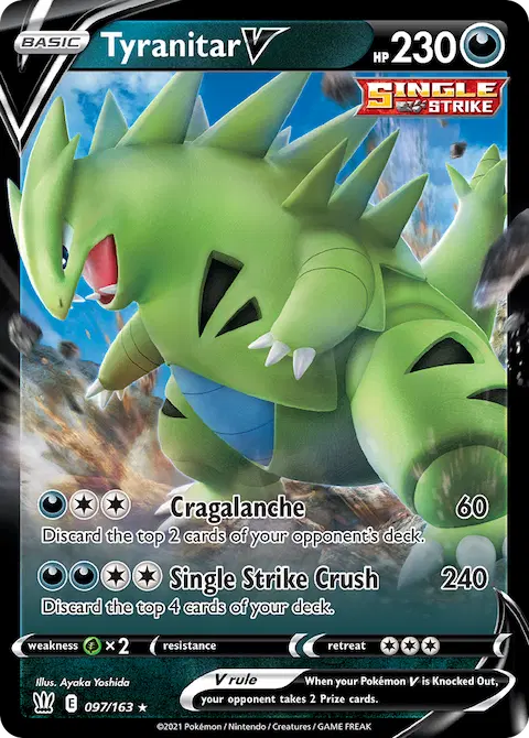 Tyranitar V, Battle Styles 97/163
