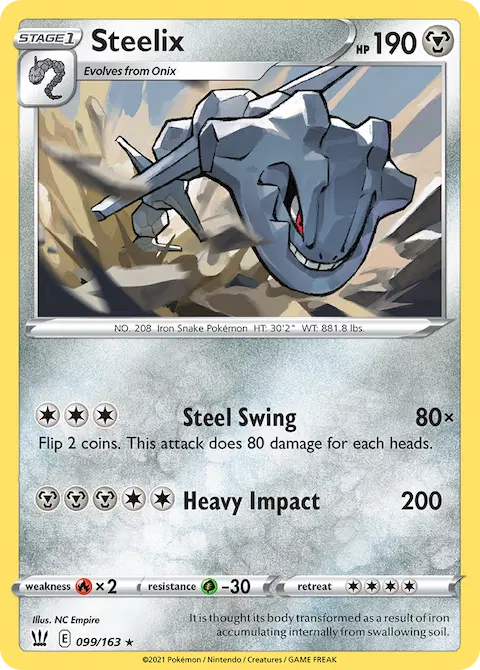 Steelix, Battle Styles 99/163