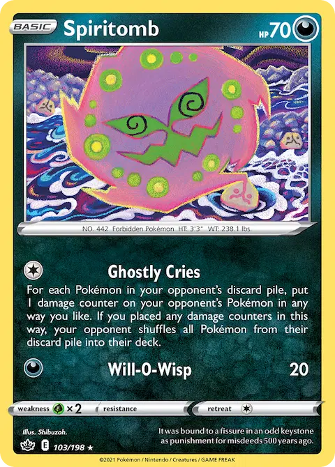 Spiritomb, Chilling Reign 103/198