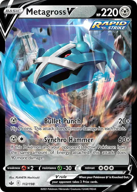 Metagross V, Chilling Reign 112/198