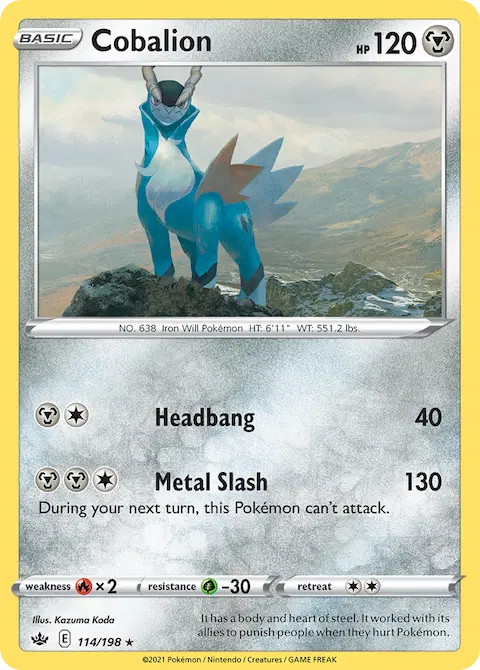 Cobalion, Chilling Reign 114/198