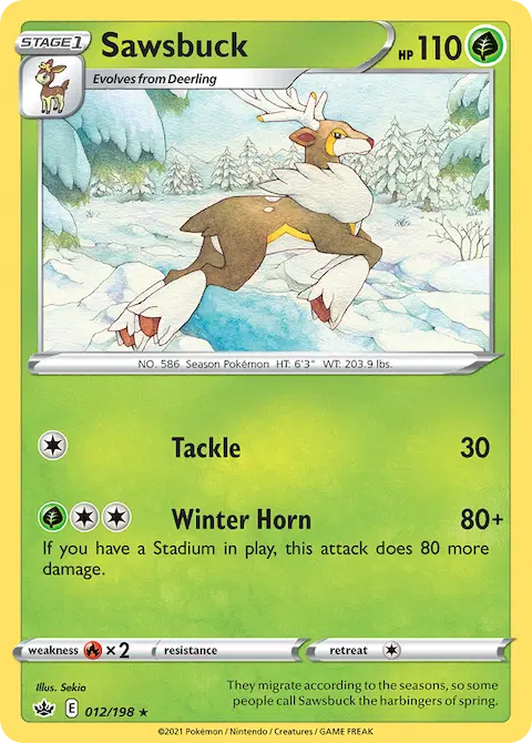 Sawsbuck, Chilling Reign 12/198
