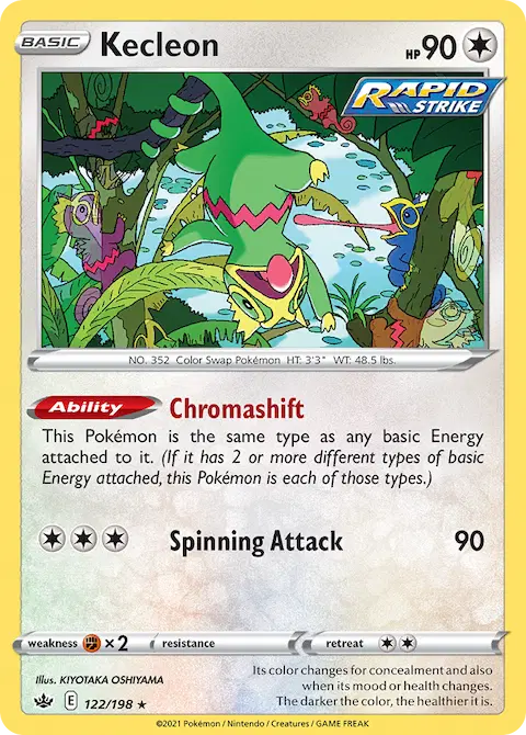 Kecleon, Chilling Reign 122/198