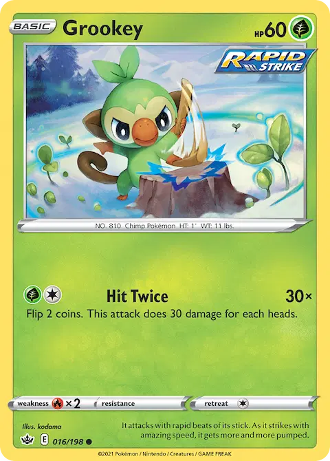 Grookey, Chilling Reign 16/198