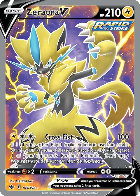 Zeraora V, Chilling Reign 165/198