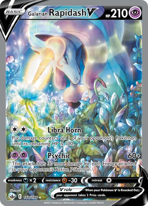 Galarian Rapidash V, Chilling Reign 168/198