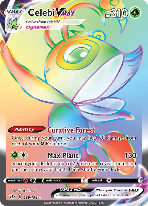 Celebi VMAX, Chilling Reign 199/198