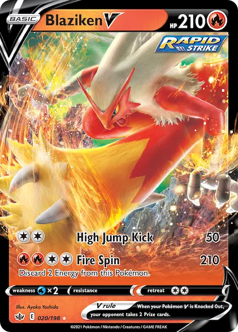 Blaziken V, Chilling Reign 20/198