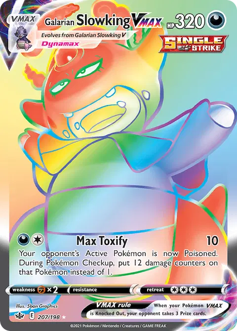Galarian Slowking VMAX, Chilling Reign 207/198