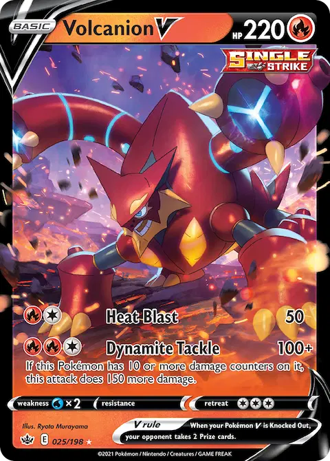 Volcanion V, Chilling Reign 25/198