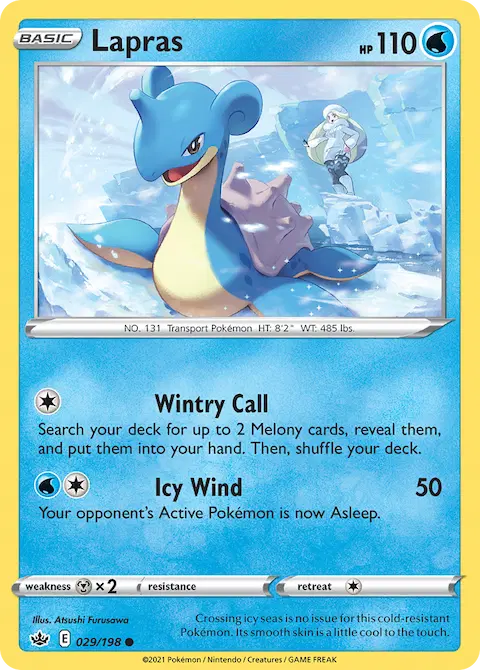 Lapras, Chilling Reign 29/198