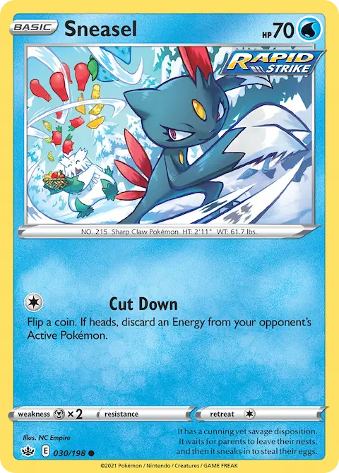 Sneasel, Chilling Reign 30/198