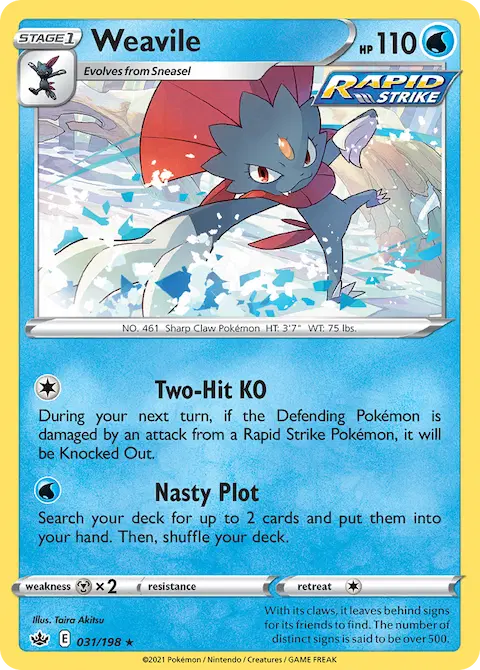 Weavile, Chilling Reign 31/198
