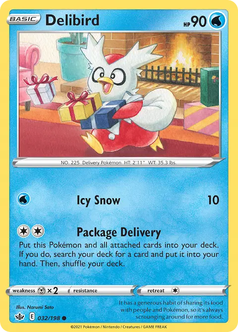 Delibird, Chilling Reign 32/198