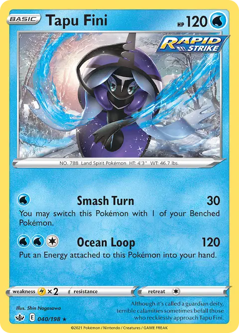 Tapu Fini, Chilling Reign 40/198