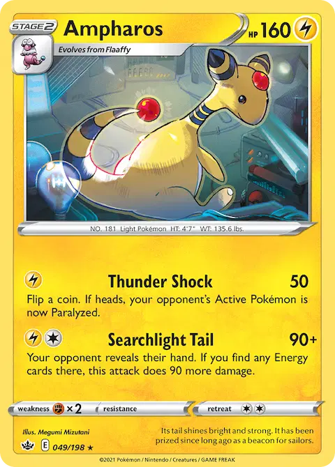 Ampharos, Chilling Reign 49/198