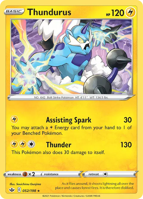Thundurus, Chilling Reign 52/198