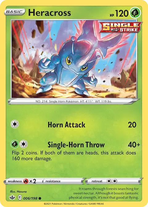Heracross, Chilling Reign 6/198
