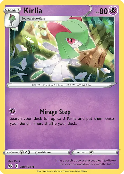 Kirlia, Chilling Reign 60/198