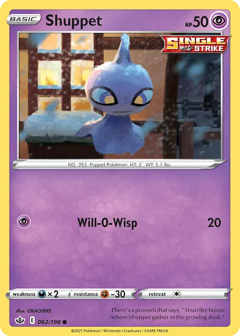 Shuppet, Chilling Reign 62/198